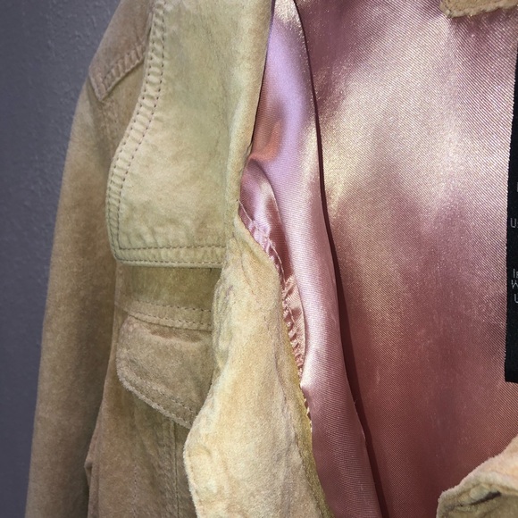 Vintage Tan Suede Jacket - Picture 5 of 5